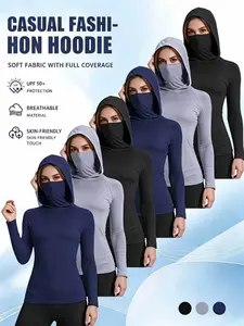 6-Pack Cooling Breathable Sun Protection Hoodies for Beach, Hiking & All Outdoor Sports