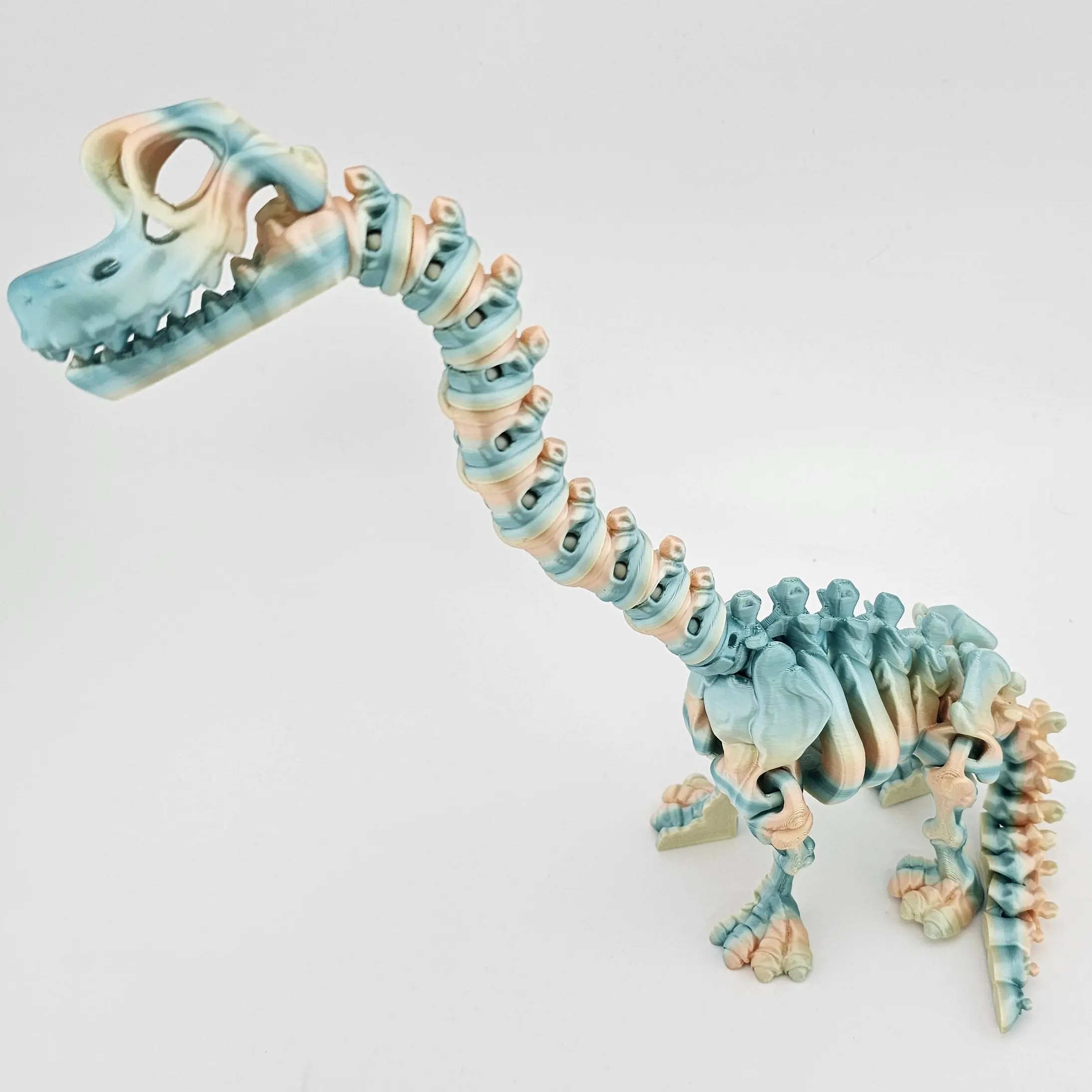 Prospect 3D - The Bone Yard - Large Benny's 9 Inches Tall Dinosaur Skeleton with Detailed Bone Structure and Playful Grin for Dino Enthusiasts