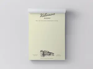 Kellerman's Resort Hotel Souvenir Notepad, Set of 3