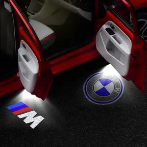 2 Pcs Never Fade Door Lights Logo, Ghost Shadow Welcome Puddle Projection Light Compatible with BMW E81,E82,E83,E90,E60,F10 Car Accessories Replacement