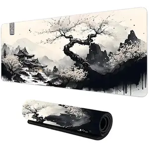 Mouse Pad sakura landscape desk accessories Mat Gamer Rug Keyboard Pad Desk Mat Office Carpet Gaming Mouse Mats