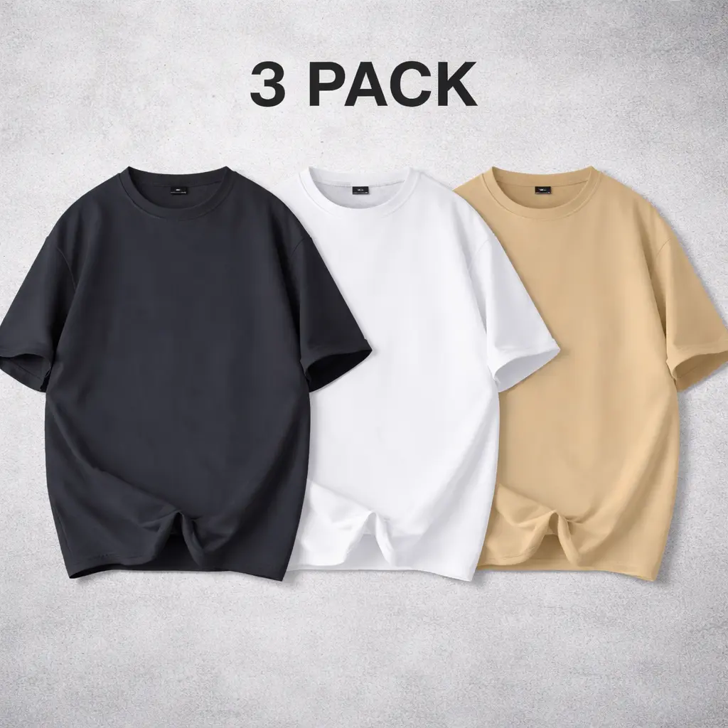 Dark gray + apricot + white