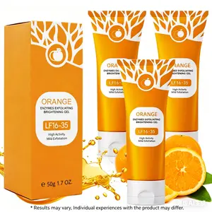 Orange Fragrance Clear Exfoliating Gel LF16-35 – Mild Exfoliation Skin Care for Face Body