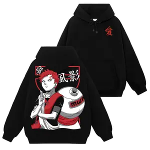 [Shinobi Shop] Limited Gaara Kazekage Hokage Shukaku - Naruto Shippuden #180 Hoodie T-Shirt Sweatshirt, Retro Vintage Unisex Graphic 90s Cotton, Gift For Wibu, Anime Manga Y2K Streetwear