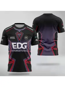 Valorant esports competition EDG club uniform 2024 new VCT training suit sports short sleeved T-shirt quick drying breathable fan exclusive
