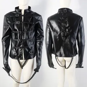 Cosplay costume black pu material Party costume is especially suitable for bar night carnival Valentine's day dim light only you shine delicate flash diamond capture every beam of light let the acolyte follow the light