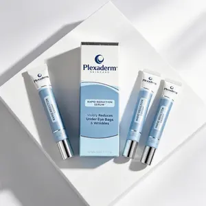 Plexaderm 10ml Anti-Aging Eye Serum, fast-acting formula diminishes eye wrinkles, firms sagging skin and delivers reliable daily eye care