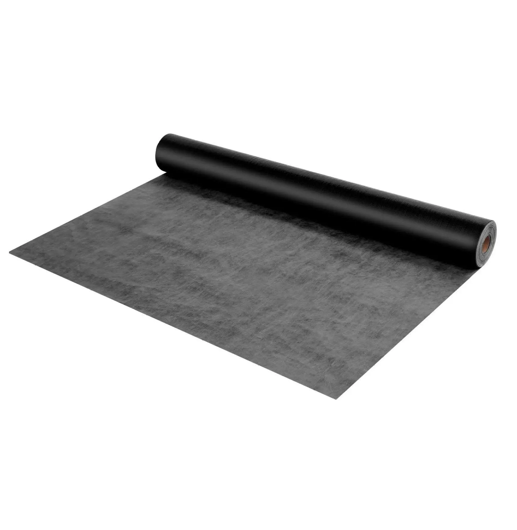 House Wrap 4 x 250 ft - Vapor Barrier, 0.17mm Thick - Waterproof Plastic Sheeting for Construction - Tear Resistant Roof Membrane - Black 4 ft