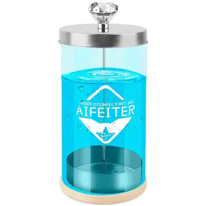 Disinfectant Jar (30 oz) With Stainless Steel Tray and Removable Basket - Sterilizing Container for Salon or Nail Spa Tools