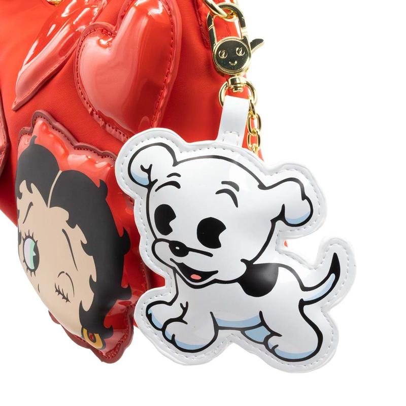 Whatever Makes You Happy Betty Boop Mystery Bag Icons Padded Vinyl Bag Charms