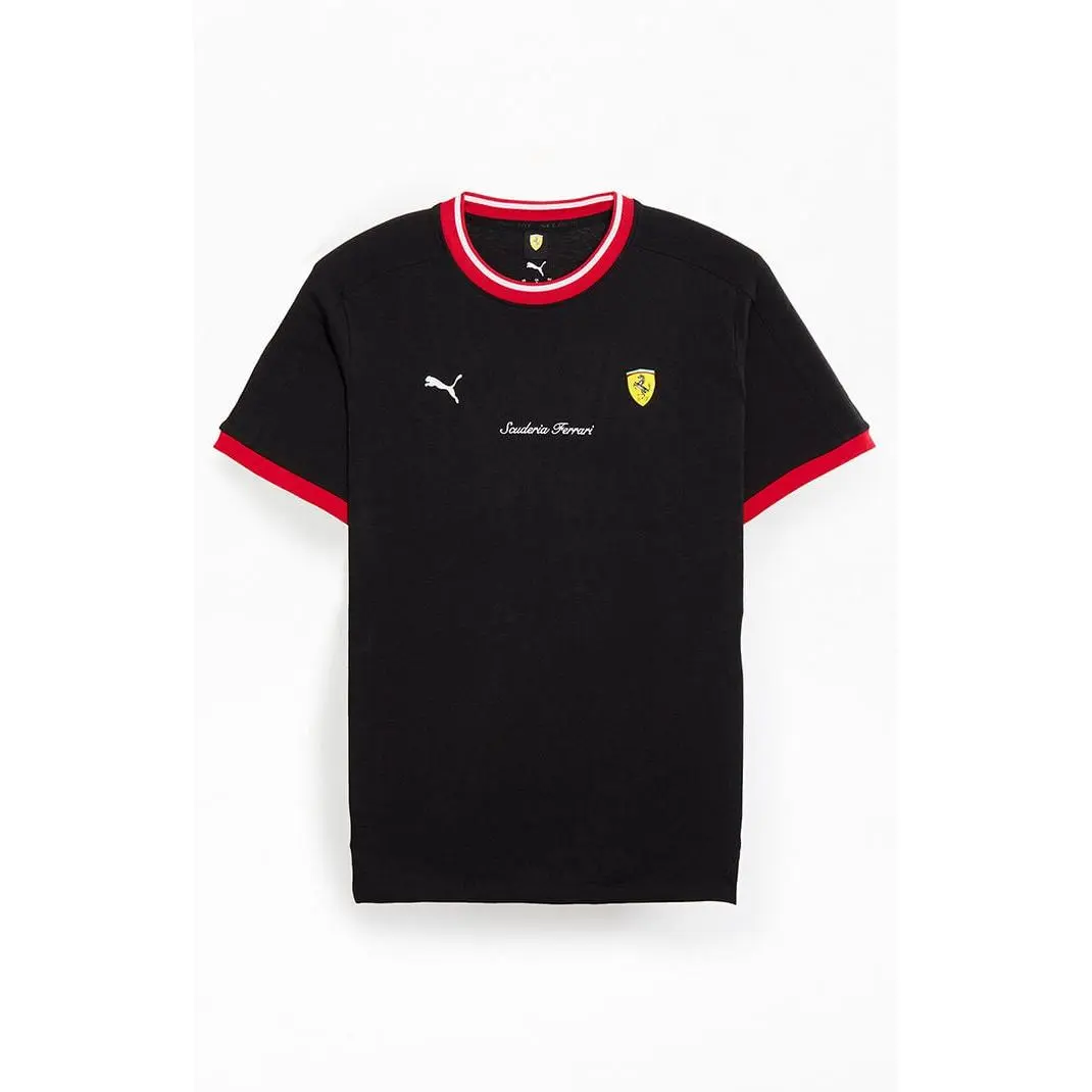Puma Men's Ferrari Lifestyle Ringer T-Shirt - Multicolor