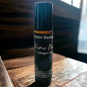 Extreme Noir cologne roll on oil, unisex perfume, sweet and spicy, natural perfume, vegan friendly, mens perfume, womans perfume Fragrance Scent Lavender Vanilla Scented Aroma Gift Cosmetic Long Lasting