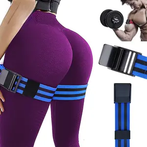 BFR Bands Blood Flow Restriction Occlusion Training Straps - Build Muscle Without Heavy Lifting, Quick-Release Elastic Bands for Arms & Legs