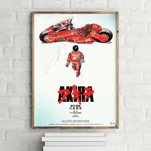 Akira Anime Poster, Moto Akira Anime Posters Decor Photo (No Frame)