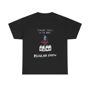 Regular Show Mordecai Halloween Unisex Heavy Cotton Tee Casual Classic Shirt
