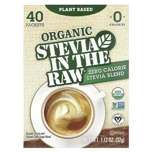 In the Raw Organic Stevia In The Raw®, Zero Calorie Stevia Blend, 40 Packets, 1.12 oz (32 g)