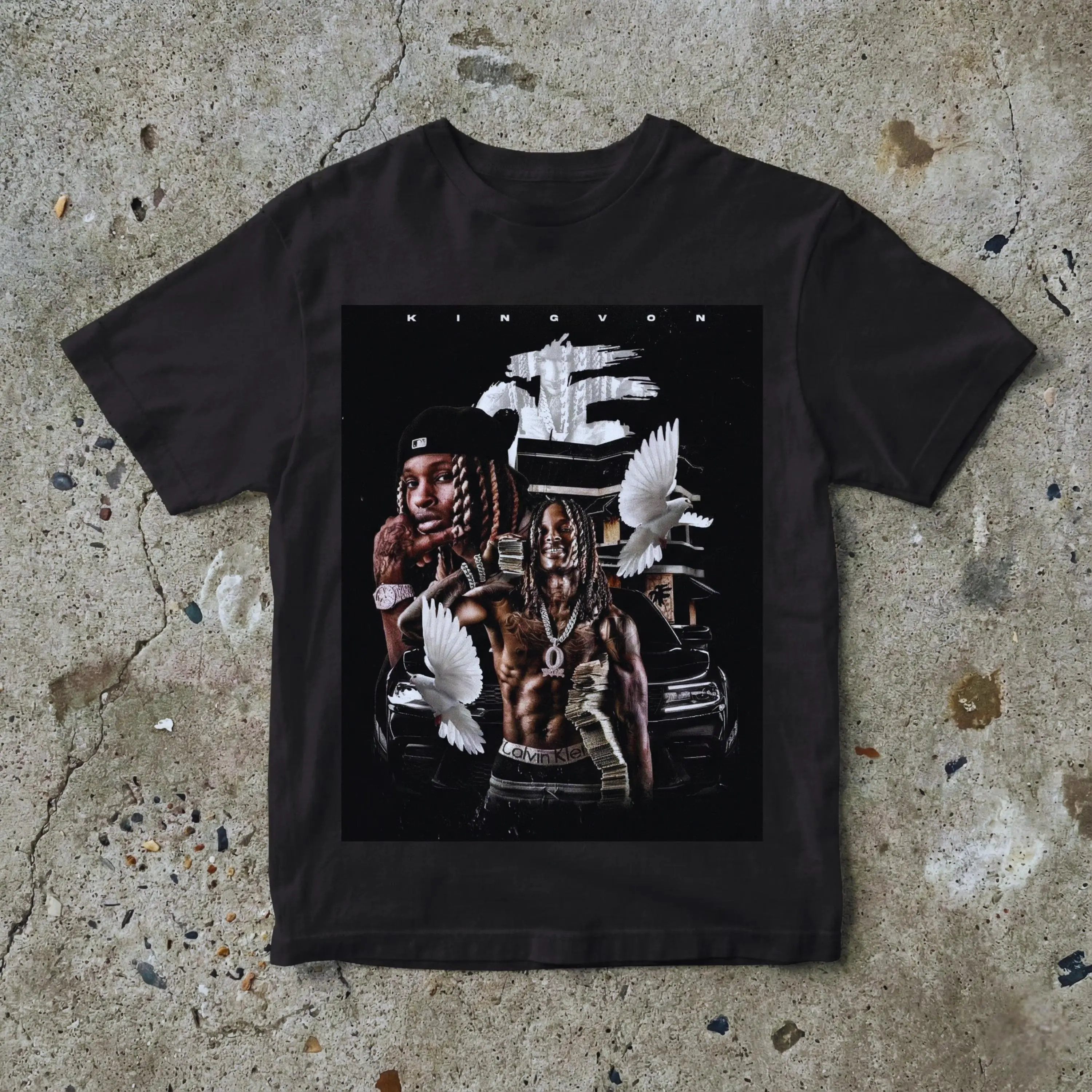 King Von Graphic T-shirt - Vintage 90s Hip Hop Streetwear