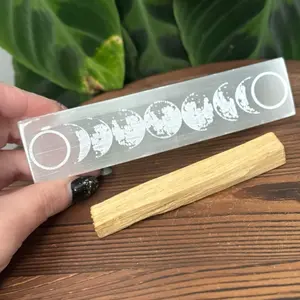 Charging Kits Selenite and Palo Santo for Energy Healing and Meditation