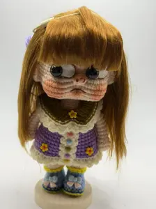 Handmade Crochet Doll - Cute for Home Decor.