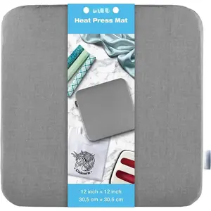 Heat Press Mat for Cricut Easypress 2/Cricut Easypress(12X12 inch), Easy Press Mat for HTV Craft Vinyl Ironing Insulation Transfer Projects