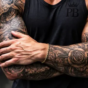 Gold Rope Bracelet 2mm