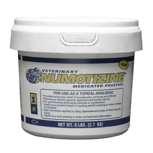 212 MAIN Numotizine 517 6 lbs Medicated Poultice, Topical Analgesic for Equestrian Muscle Pain Relief, Relieves Soreness