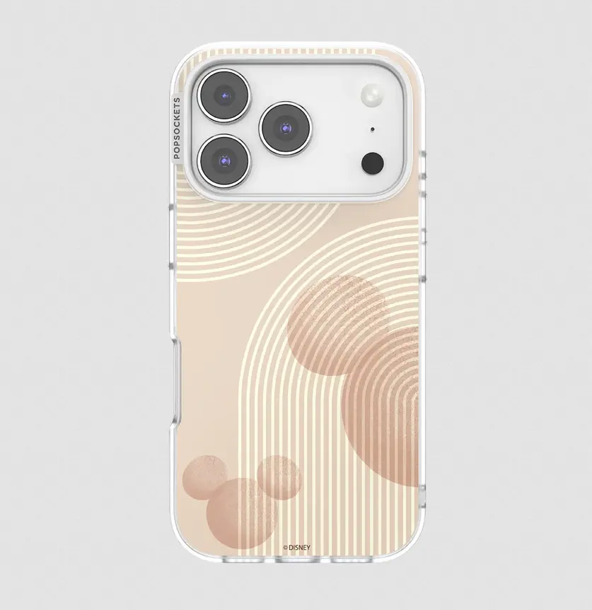 Popsockets Serene Mickey MagSafe Phone Case, Protective Mobile Phone Accessory for iPhone 17 Pro, Accessories
