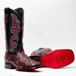 Ace Of Spades Black Cherry- Square Toe