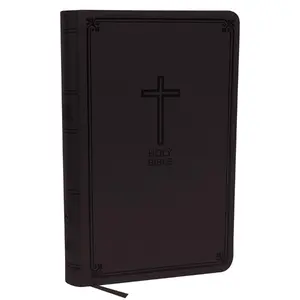 NKJV, Deluxe Gift Bible, Imitation Leather, Gray, Red Letter Edition -- Thomas Nelson - Bible