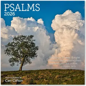 Psalms Mini Wall Calendar 2026 7" x 7"