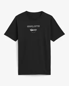 Express Black Corvette Graphic T-Shirt