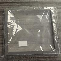 Transparent sq. Black 1PC 7X7CM