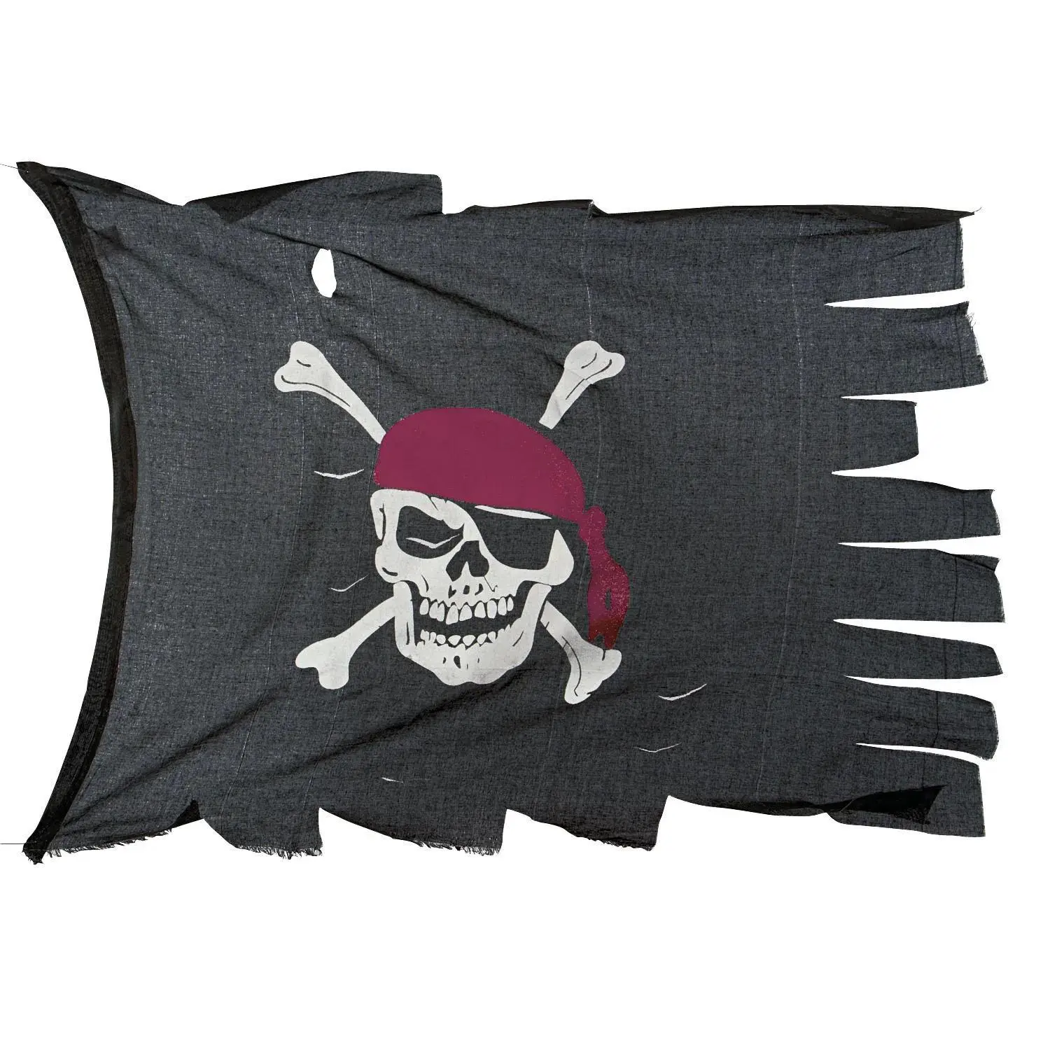 Large Creepy Cloth Pirate Flag - 3 ft x 2 ft
