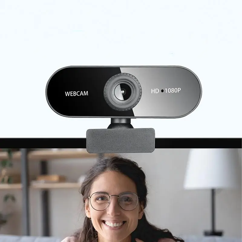 1920*1080P Full HD Computer Webcam, USB Interface 200W Pixel Computer Camera, HD Live Webcam for Home Office Use, Peripherals & Accessories