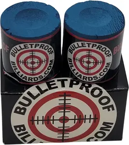 Bulletproof Double Barrel Premium Billiard Chalk (Blue)