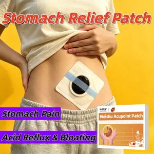 Stomach Relief Patches (6 Counts) - For Occasional Discomfort from Bloating, Acid Reflux & Upset Stomach