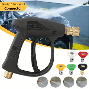 Car Washer Hiqh Pressure Handheld Water Spray Tool, Power Washer Tool with 5 Replacement Spray Nozzle Tips, M22 14mm fitting,Max 2900 PSI Portable Pressure Washer