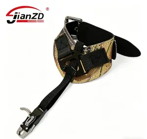 JianZD Adjustable Wrist Strap Bow Release Aid with Ergonomic Index Finger Trigger for Compound Bow Hunting - Lightweight & Durable
