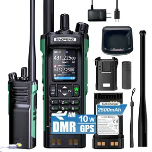 Baofeng Dm32 Digital Version GPS Tracker with Aprs Recording Function, USB PD Charging, Lithium Battery, Includes Rechargeable Batteries