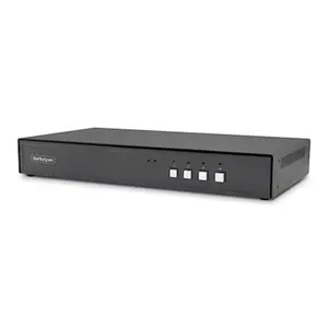 Startech CK4-HP104C 4K 60Hz Secure 4-Port KVM Switch - Black