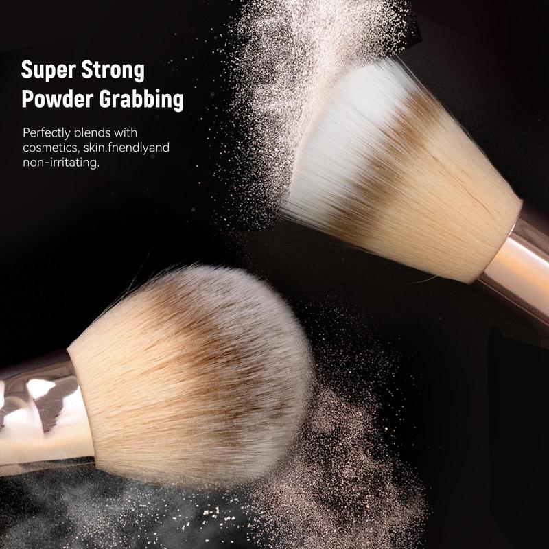 CrazyMar - Makeup Brushes Foundation Powder Concealers Eye Shadows Makeup Set with LED light Mirror 21 Pcs Mini Makeup Brushes