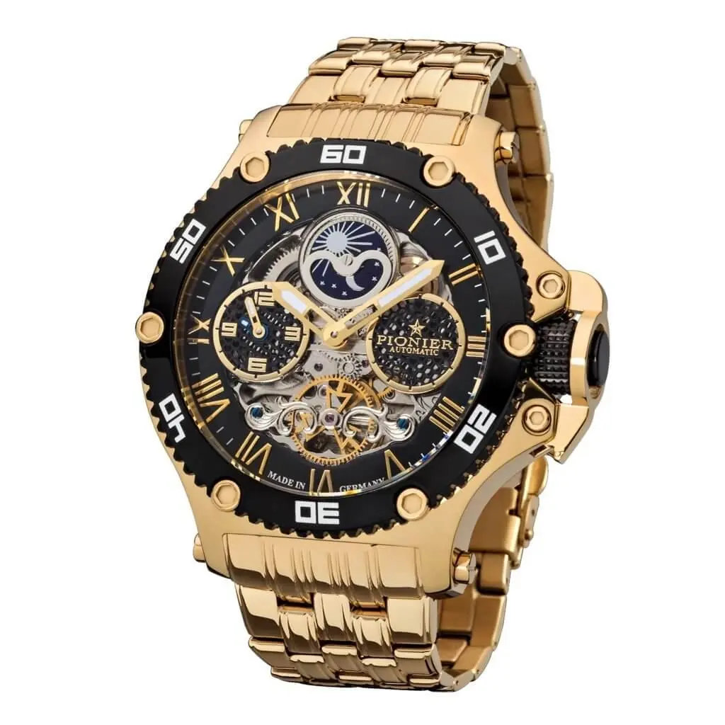 Dual-Time Hawaii Pionier GM-514-10 | Gold | Made in Germany