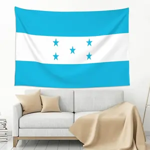 Vintage Honduras Flag Wall Hanging Tapestry 60x40 Inch Honduras Flags Wall Hanging Tapestry for Bedroom Living Room Dorm