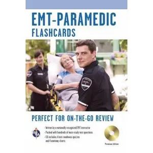 USED-EMT-Paramedic Premium Edition Flashcard Book W/CD [With CDROM] by Lindsey, Jeffrey (Paperback)