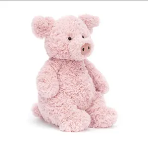 JellyCat Pig Plush 40cm Soft Fluffy Toy Cute Design for Kids Valentine Birthday Gift Idea for Her Mom Adorable and Cozy