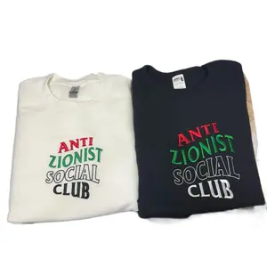 Anti Z Social Club | Embroidered crewneck Sweater Anti Z Social Club | Embroidered crewneck Sweater