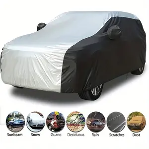 [All Weather Car Cover] Car Cover All Weather, SUV Car Cover for Automobiles, Outdoor Car Cover, Breathable Full Exterior Covers Universal Sedan Car Cover (170"-193")Universal Fit for SUV (170"-193")