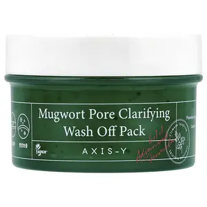 Axis-Y Mugwort Pore Clarifying Wash Off Pack, 3.38 fl oz (100 ml)
