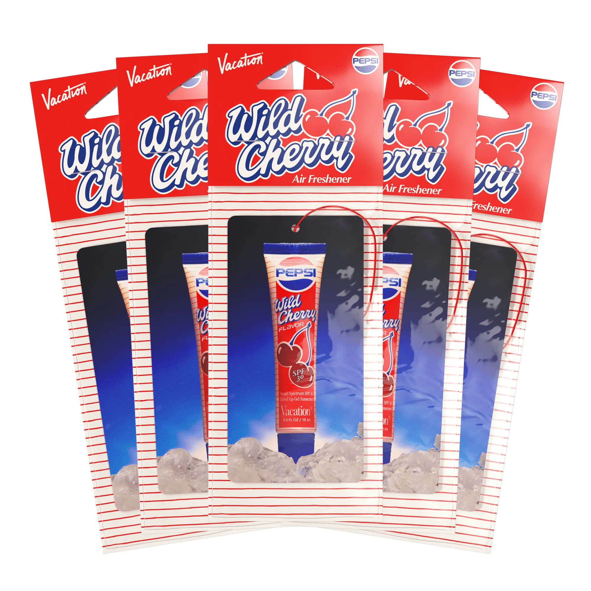 Vacation® x Wild Cherry Pepsi® Air Freshener 5 Pack Tiktok