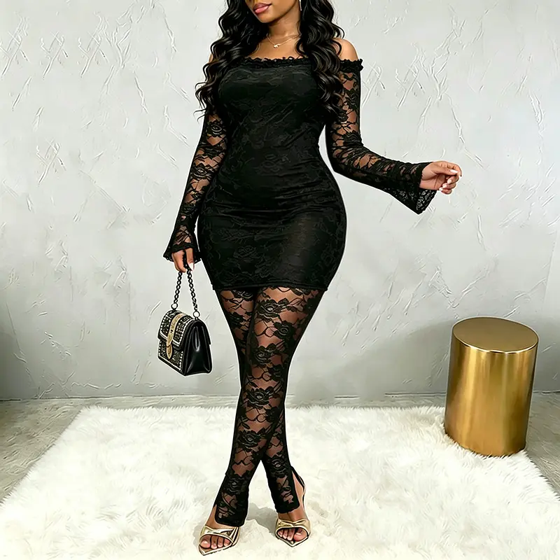 so lovely lace dress fashion nova - TikTok Shop